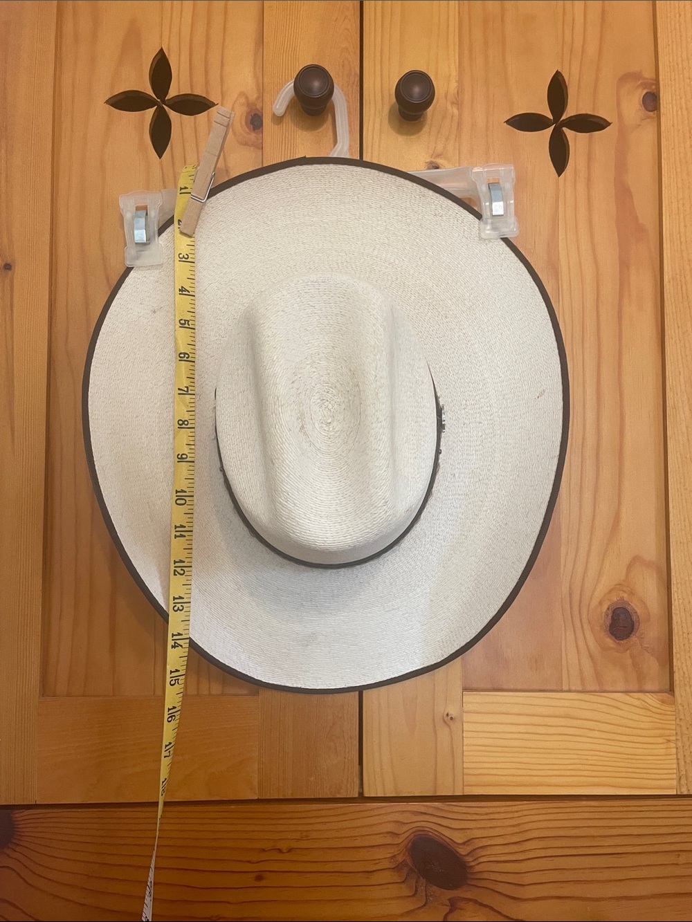 Atwood straw western hat size 6 7/8